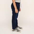Boys' Deep Navy Jogger Fit Elastic Waist Jeans, गहरा नीला, small image number null