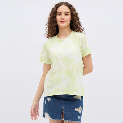 Ladies' 100% Cotton Round Neck T-Shirt 