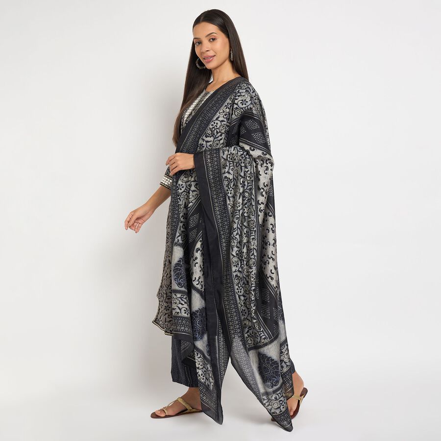 Ladies' Ethnic Set, काला, large image number null