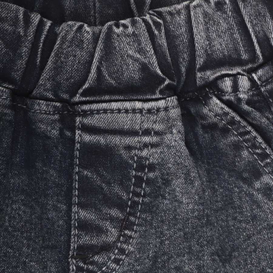 Infant Light Blue Regular Fit Jeans, Dark Grey, large image number null