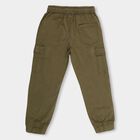 Boys' 100% Cotton Trousers , ओलिव, small image number null
