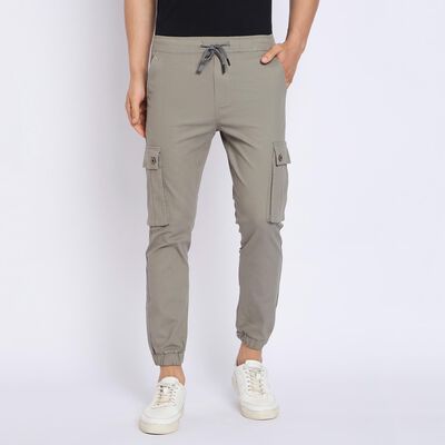 Men's Slim Fit Casual Trousers 