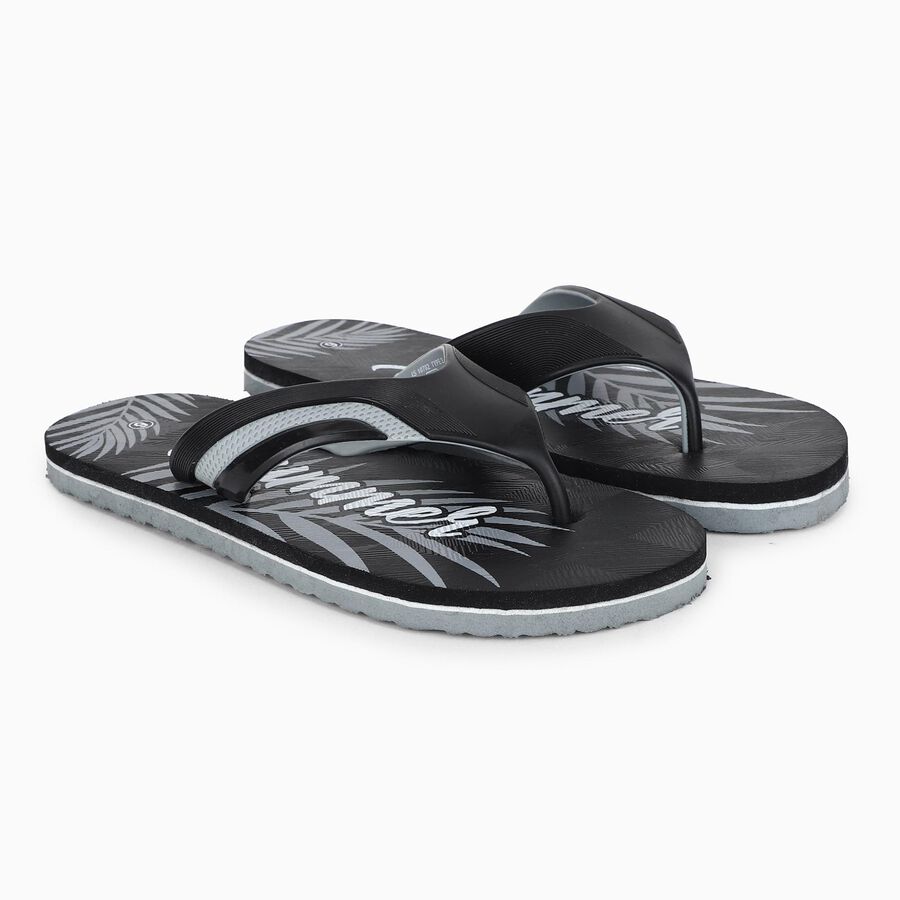 Men's Slipper, काला, large