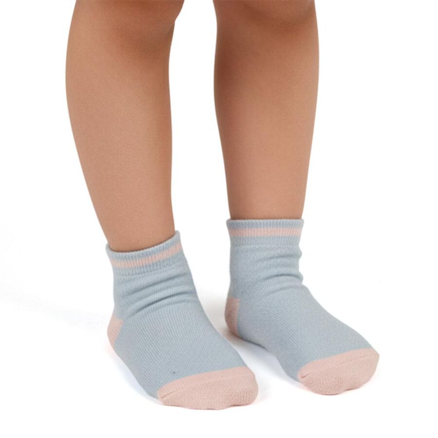 Girls' Socks, एक्वा, large image number null