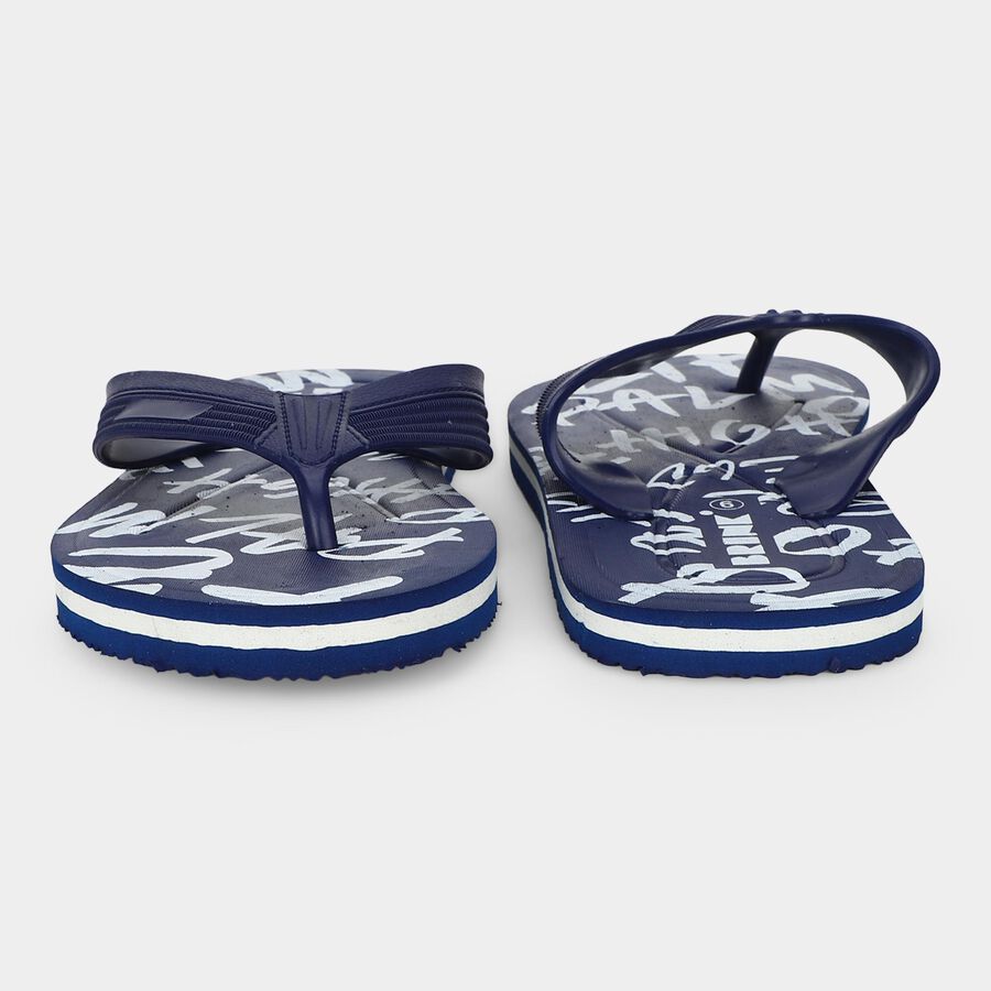 Men's Slipper, नेवी ब्लू, large
