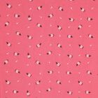 Girls' Bright Pink Cotton Crew Neck Short Sleeve T-Shirt, Pink, small image number null