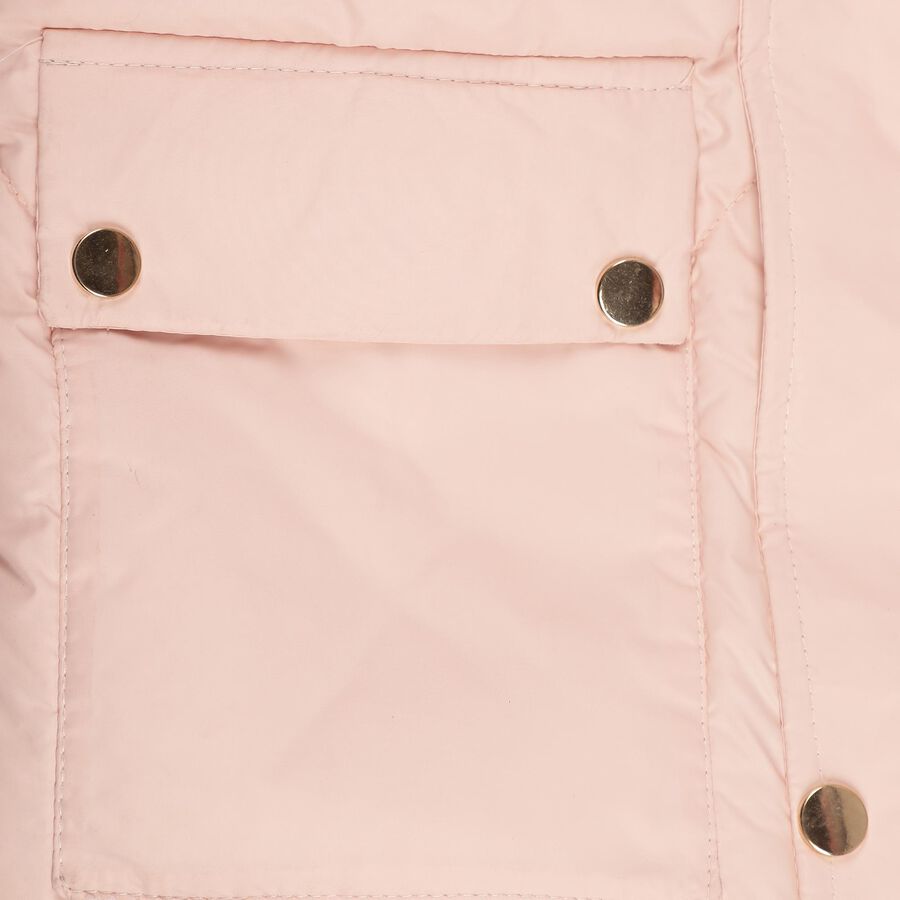 Girls' Jacket, हल्का गुलाबी, large image number null