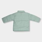 Infants' Light Sage Green Colorblock Zip Casual Jacket, Light Green, small image number null