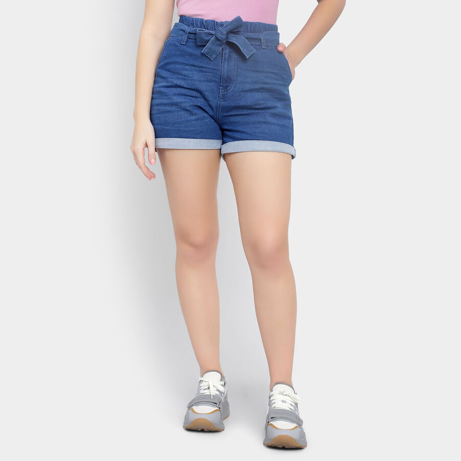 Solid Shorts, मध्यम नीला, large image number null