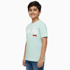 Boys' Half Sleeves T-Shirt, Light Green, small image number null