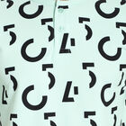 Printed Henley T-Shirt, Light Green, small image number null