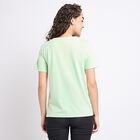Ladies' Round Neck T-Shirt, Neon Green, small