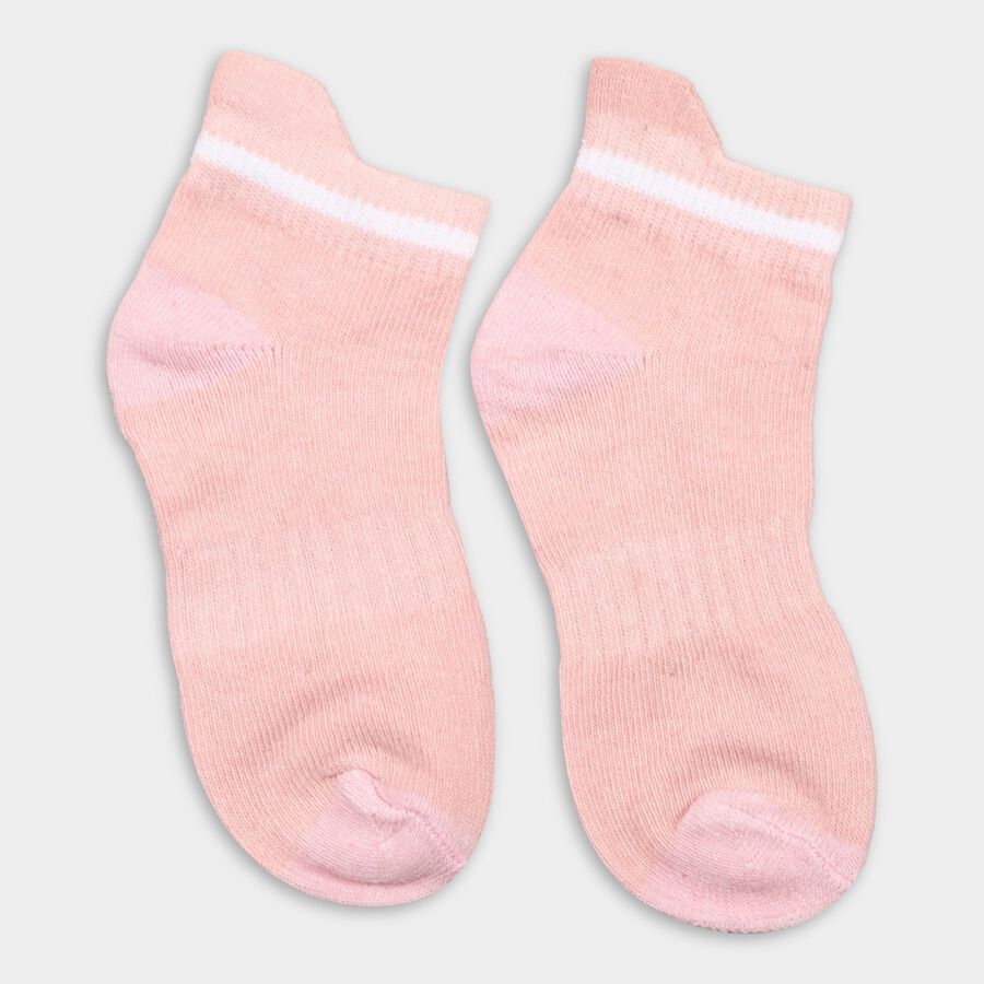 Girl's Socks , हल्का गुलाबी, large image number null