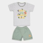 Infant Boys' 100% Cotton Baba Suit, हल्का हरा, small image number null