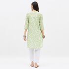 Ladies' 100% Cotton Kurta, Light Green, small image number null