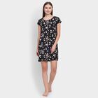 Ladies' Nighty , काला, small image number null