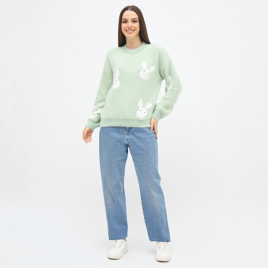 Ladies' Pullover, हल्का हरा, large image number null