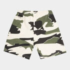 Boys All Over Print Bermuda, Olive, small image number null