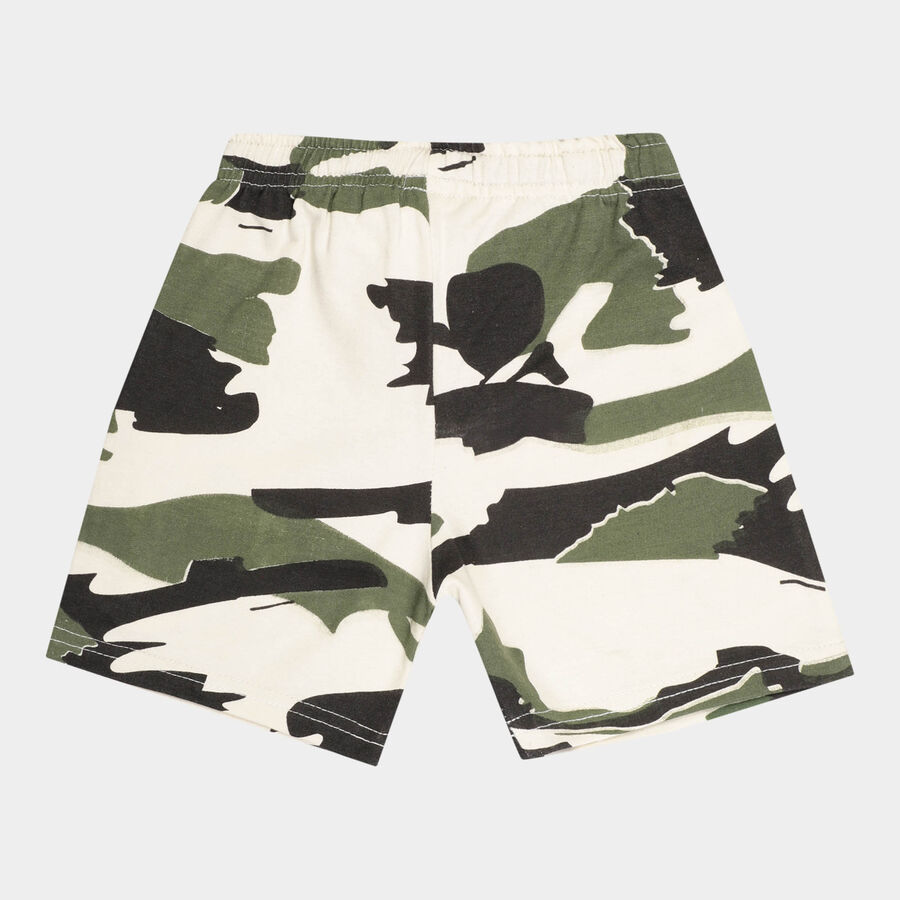 Boys All Over Print Bermuda, Olive, large image number null