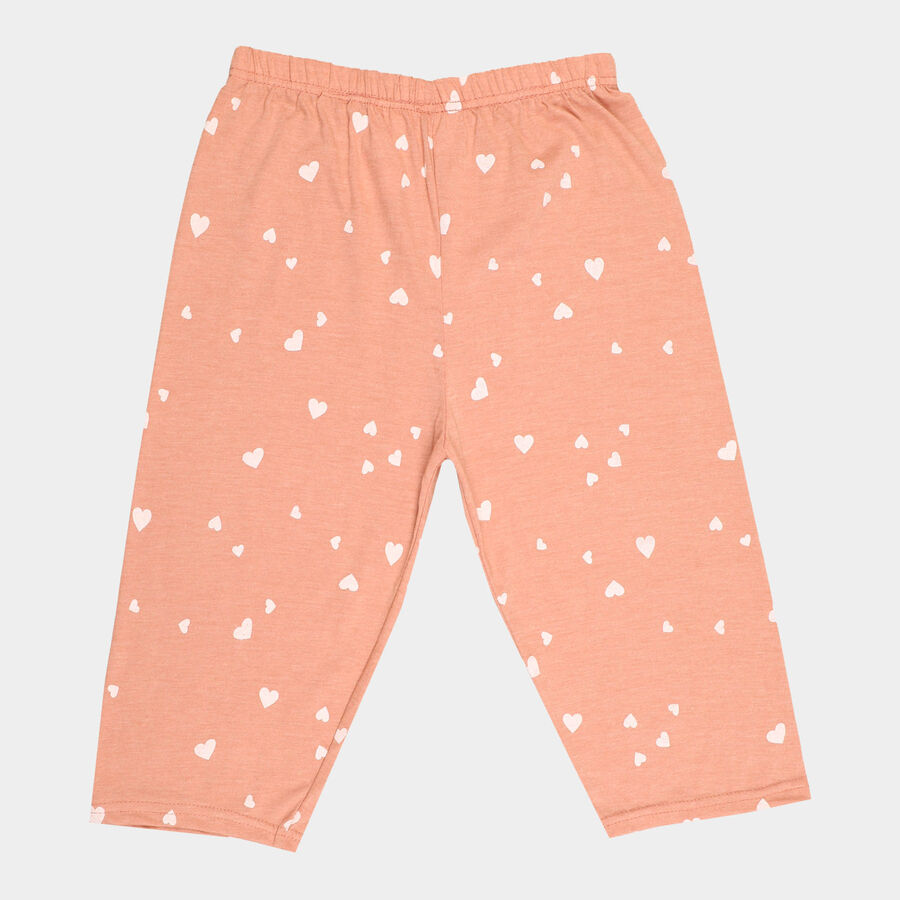 Girls All Over Print Capri, Light Pink, large image number null
