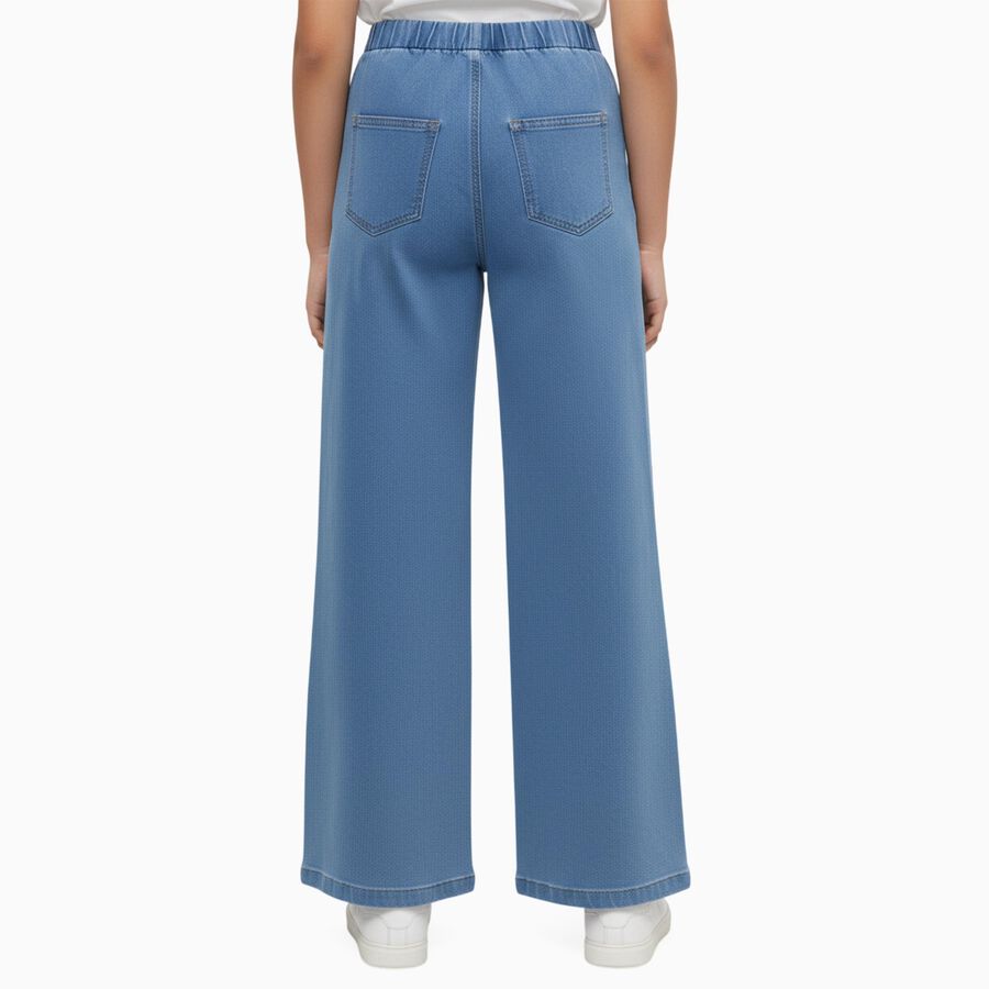 Girls' Jeans, मध्यम नीला, large image number null