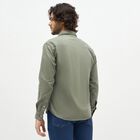 Men's Muted Sage Green Cotton Classic Casual Shirt, Light Green, small image number null