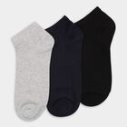 Men's Socks (Pack of 3), नेवी ब्लू, small