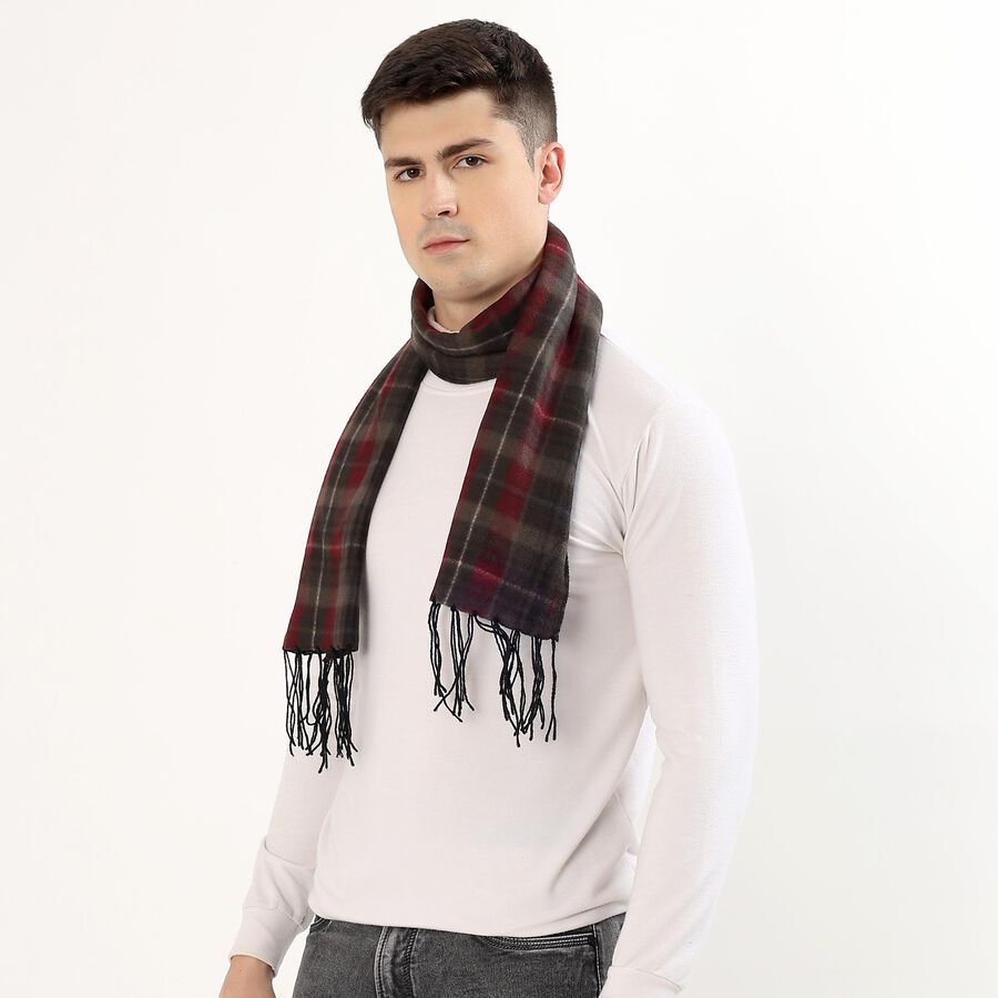 Men's Muffler, Brown, large image number null