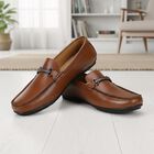 Men's Tan Slip-On Loafer Formal Shoes, Tan, small