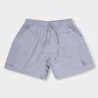 Girls' Light Gray Pull-Up Shorts, Light Blue, small image number null