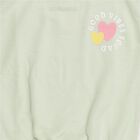Girls Light Sage Green Crew Neck Casual Sweatshirt, हल्का हरा, small image number null