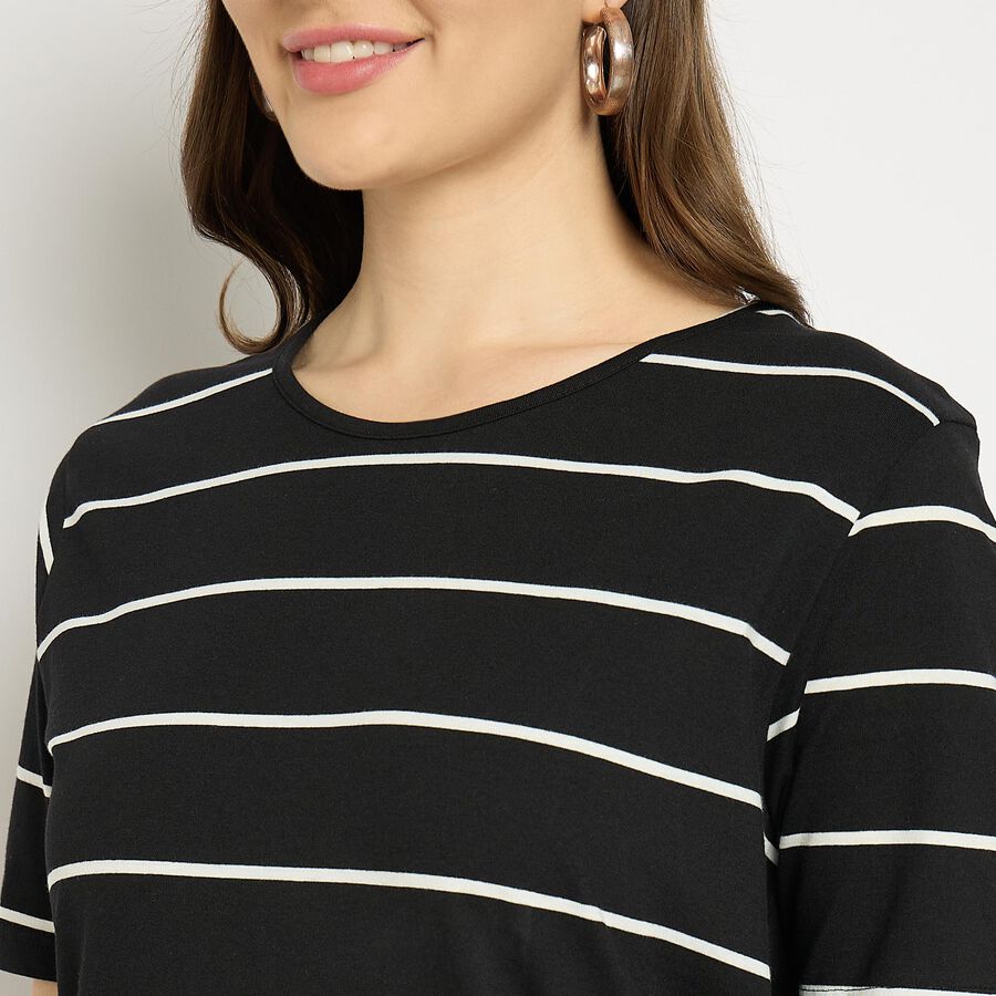 Ladies' Dress, काला, large image number null