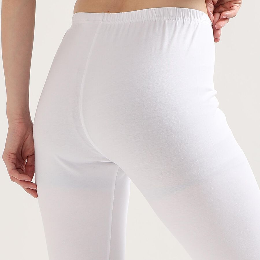 Ladies' Ankle Length Churidar, White, large image number null