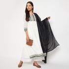 Ladies' Dupatta, काला, small image number null