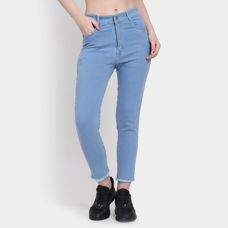 Ladies' Jeans, आइस ब्लू, large image number null