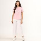 Ladies' Round Neck T-Shirt , Pink, small