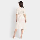 Ladies' 100% Cotton Dress, Off White, small image number null