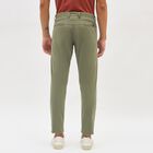 Men's Slim Fit Casual Trousers, Light Green, small image number null