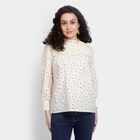 Ladies' 100% Cotton Top , ऑफ व्हाइट, small image number null