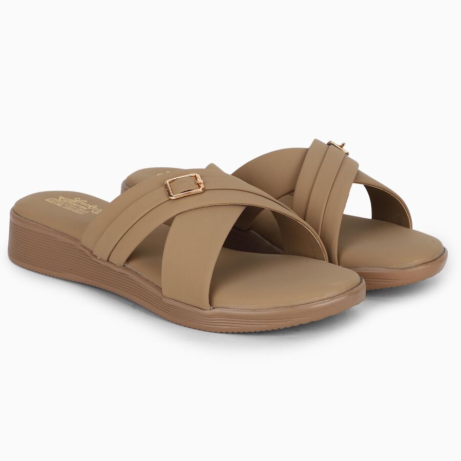 Ladies' Sandal, गहरा पीला, large