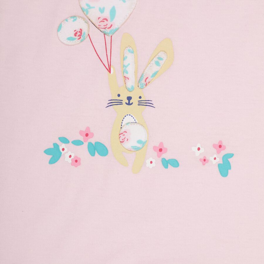 Infants' 100% Cotton Short Set, हल्का गुलाबी, large