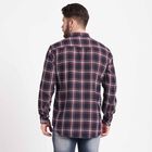 Cotton Checks Casual Shirt, Navy Blue, small image number null