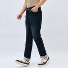 Men's Dark Indigo Slim Fit Jeans, गहरा नीला, small image number null
