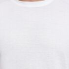 Men's Round Neck Half Sleeves T-Shirt , White, small image number null