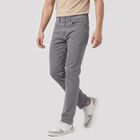 Men's Grey Slim Fit Solid Jeans, Light Grey, small