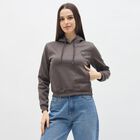 Ladies' Sweatshirt, भूरा, small image number null