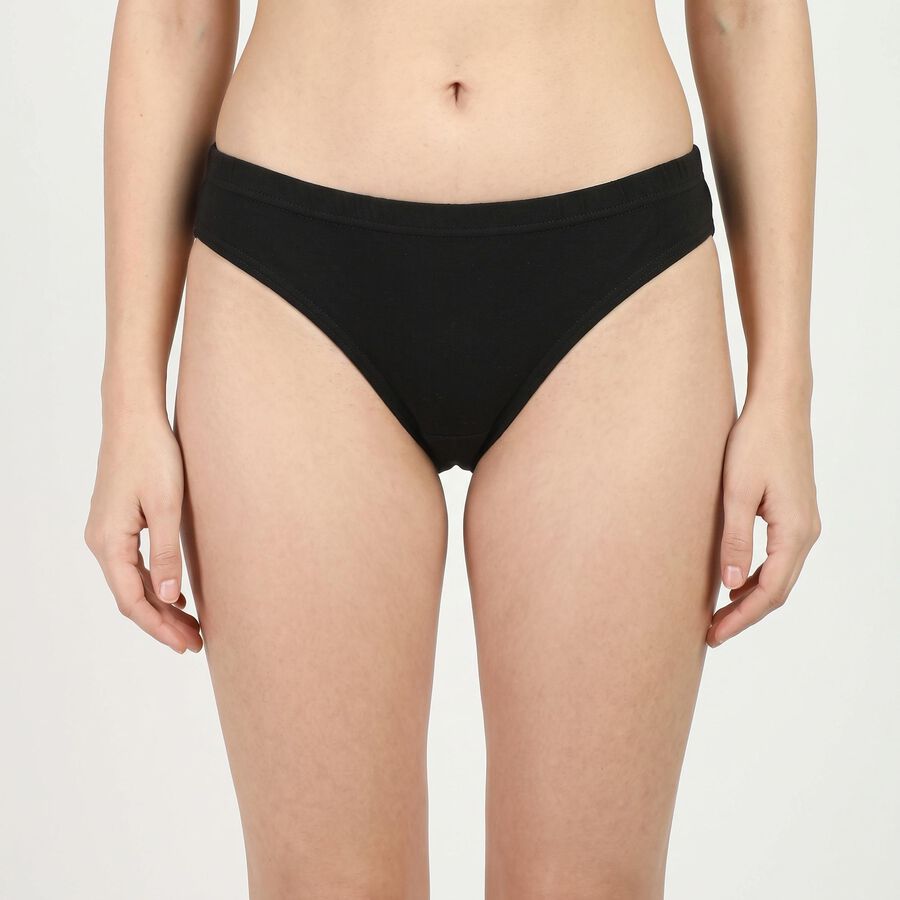 Women's Olive Regular Fit Solid Panty, Olive, large