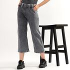 Ladies' High Rise Jeans , Dark Grey, small image number null