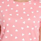 Ladies' Round Neck T-Shirt, गुलाबी, small image number null