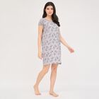 Ladies' Knee Length Nighty, Light Grey, small image number null